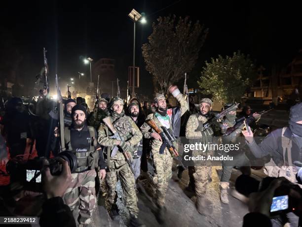 The armed groups opposed to Bashar al-Assad's regime, led by Hay'at Tahrir al-Sham , which have been fighting regime forces since Nov. 27, took...