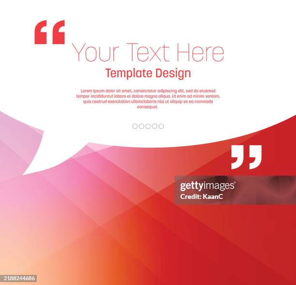 speech bubble with quotation marks on abstract background. poster stock illustration - testimonial stock illustrations