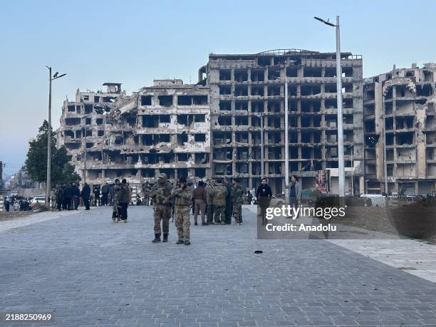 The armed groups opposed to Bashar al-Assad's regime, led by Hay'at Tahrir al-Sham , which have been fighting regime forces since Nov. 27, took...