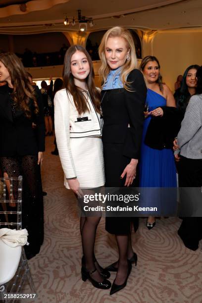Faith Margaret Kidman Urban and Nicole Kidman attend The Hollywood Reporter Women in Entertainment 2024 at The Beverly Hills Hotel on December 04,...