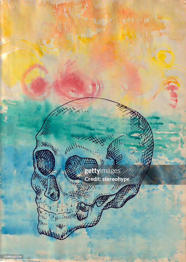 Skull on the horizon