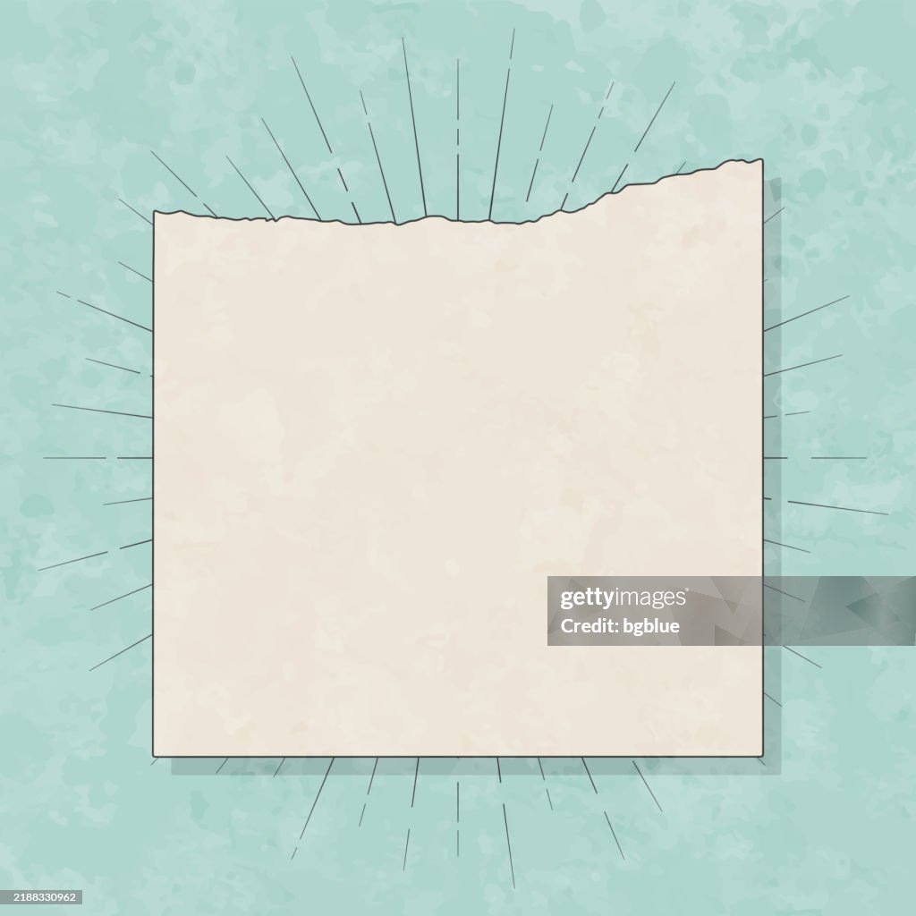Kearney County, Nebraska. Map in retro vintage style - Old textured paper