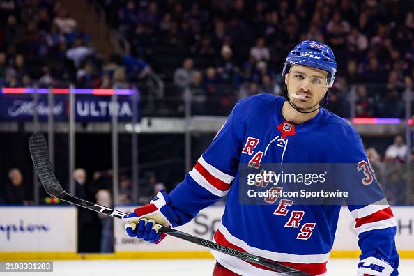 Sam Rarick New York Rangers Center Sam Carrick is pictured during the first ...