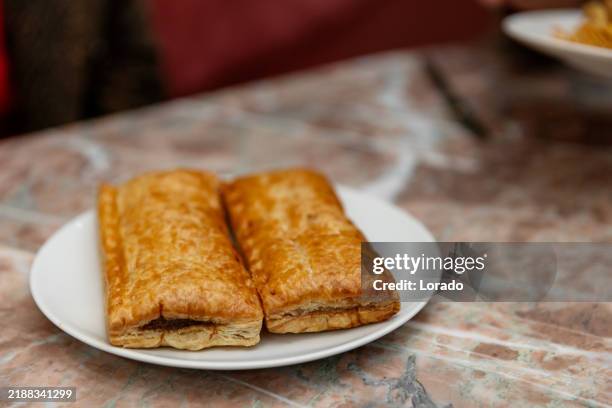 sausage rolls - sausage roll stock pictures, royalty-free photos & images