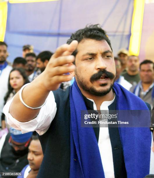 Ajad Ravan Photo 158 Azad Samaj Party Photos & High Res Pictures - Getty Images