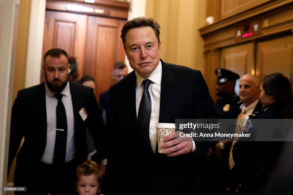 Elon Musk And Vivek Ramaswamy Visit Capitol Hill