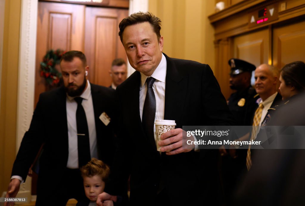 Elon Musk And Vivek Ramaswamy Visit Capitol Hill