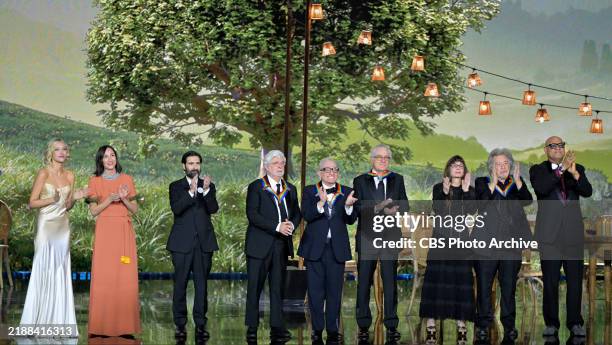 Grace VanderWaal, Gia Coppola, Jason Schwartzman, George Lucas, Martin Scorsese, Robert DeNiro, Talia Shire, Al Pacino, and Laurence Fishburne at THE...