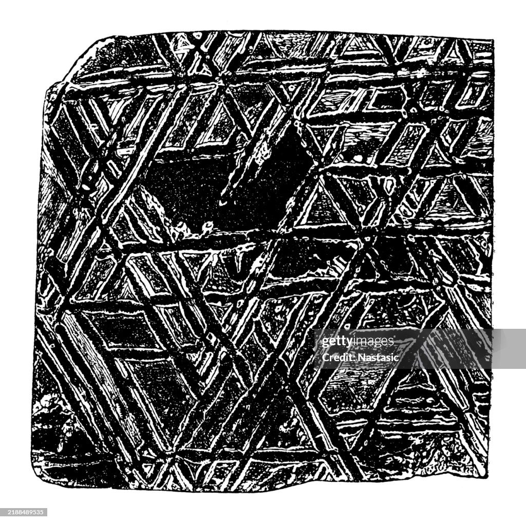 Widmanstätten Patterns Also Known As Thomson Structures Are Figures Of ...