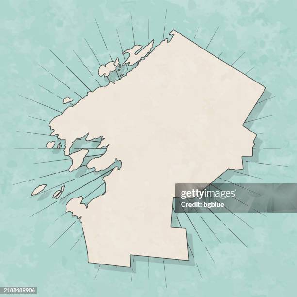 jefferson county, new york. map in retro vintage style - old textured paper - watertown new york stock illustrations