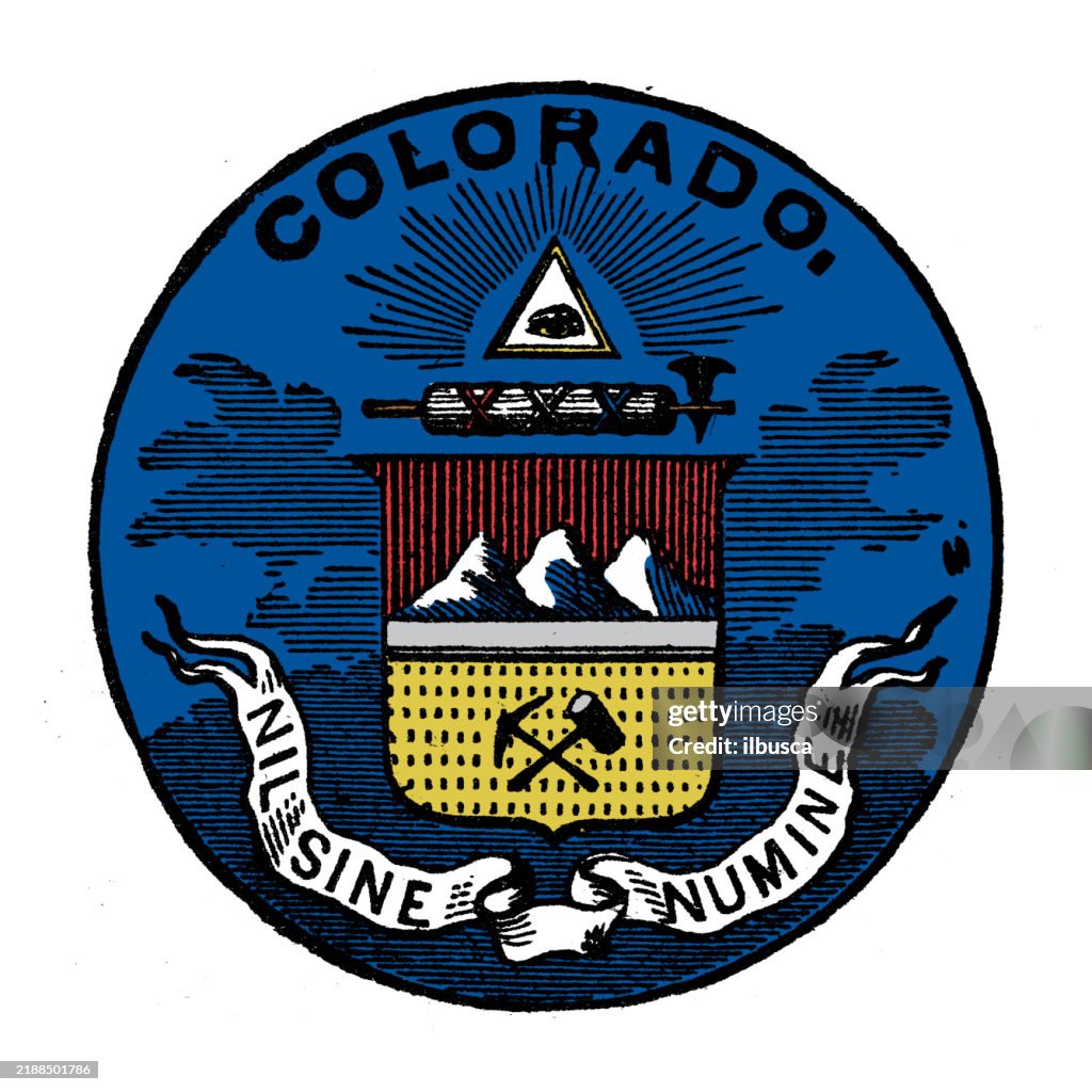 Seal of USA states (1899): Colorado