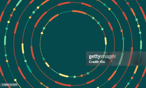 holiday circle abstract background - proton stock illustrations