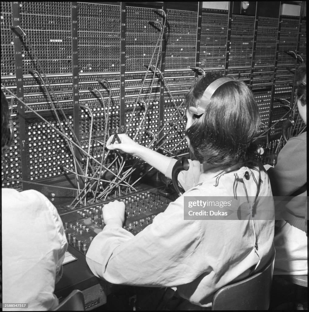 Switchboard in Yverdon 1958