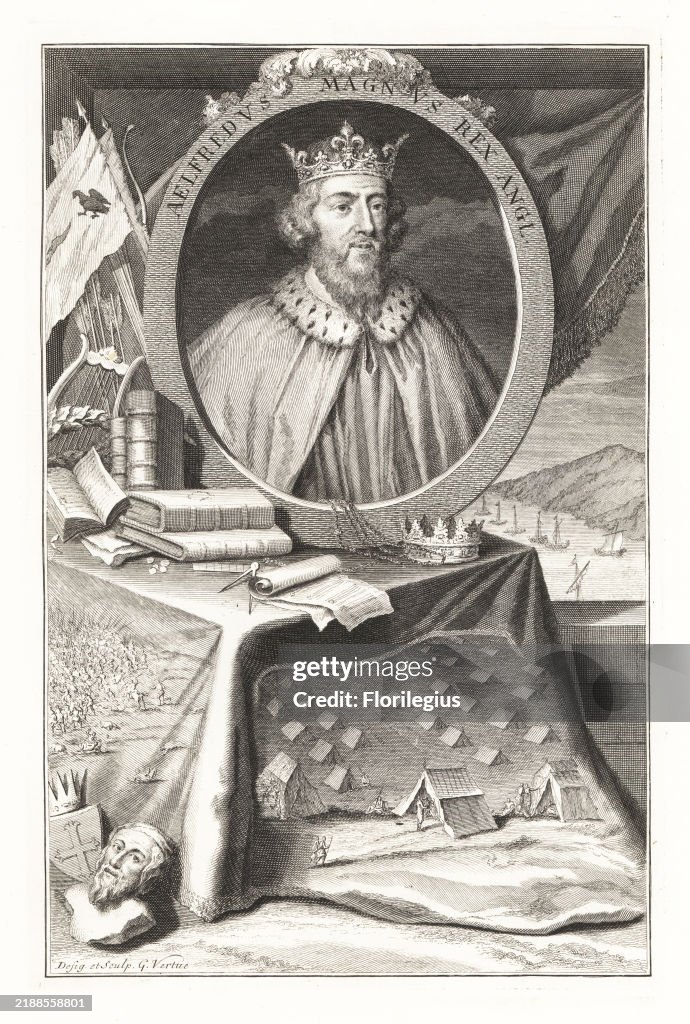 Alfred the Great, King of the West Saxons, 9th century