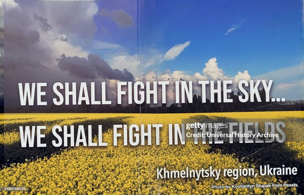 Protest in London in May 2022, following the Russian invasion of Ukraine
