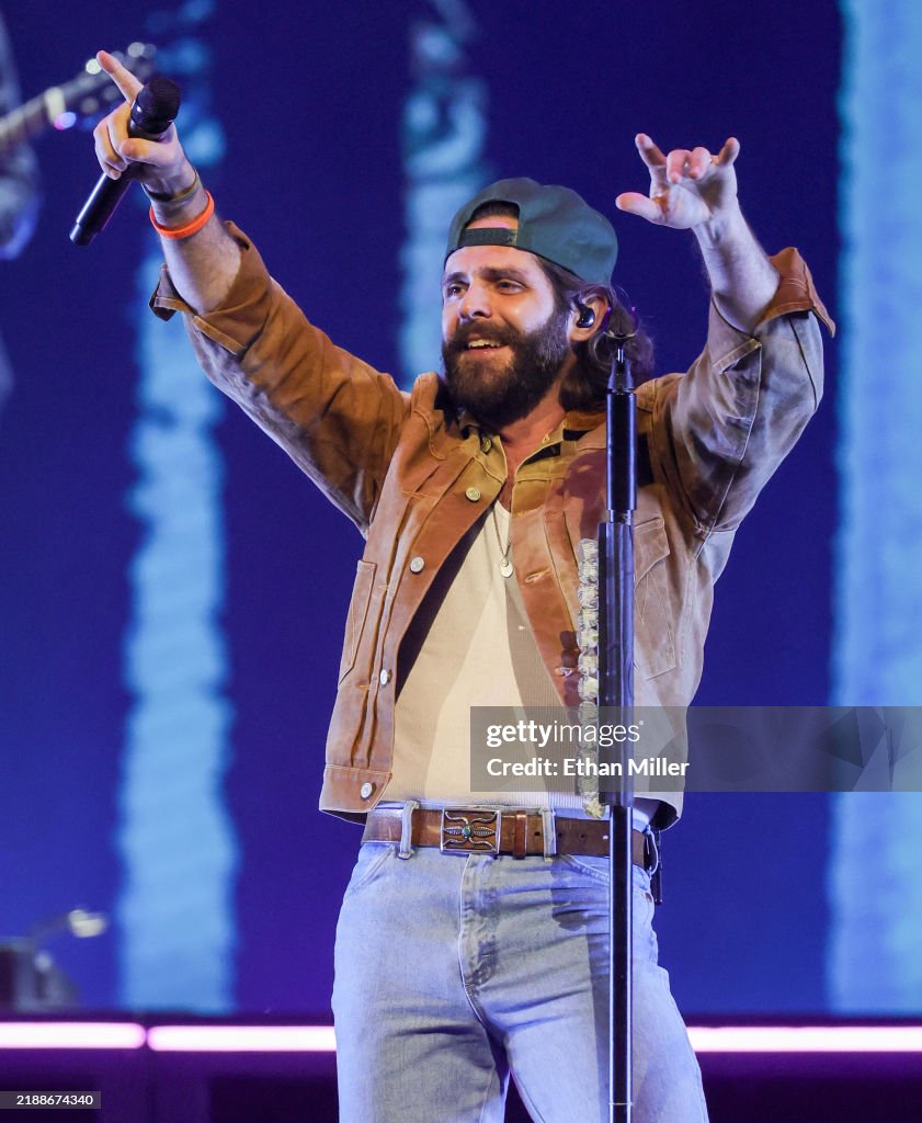 Thomas Rhett Live Thomas Rhett performs on the first night of his four-show run at ...