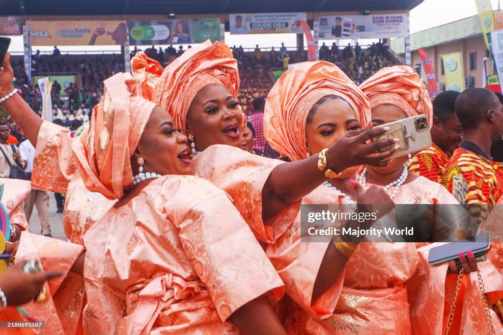 Ijebu Indigenes attend and perform during the colorful Ojude Oba festival in Ijebu