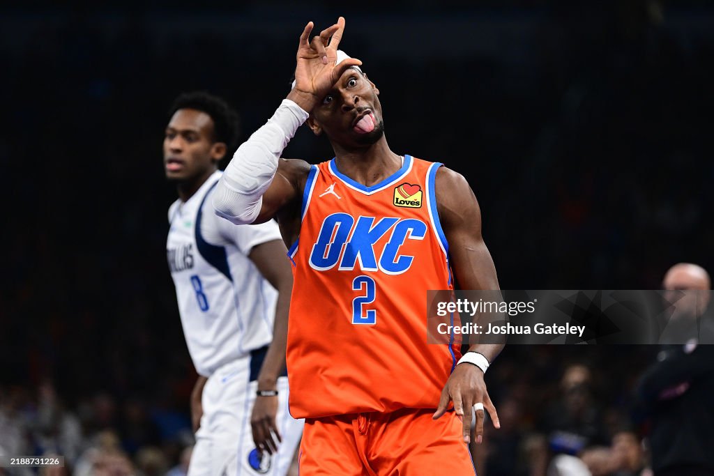 Dallas Mavericks v Oklahoma City Thunder: Quarterfinals - Emirates NBA Cup