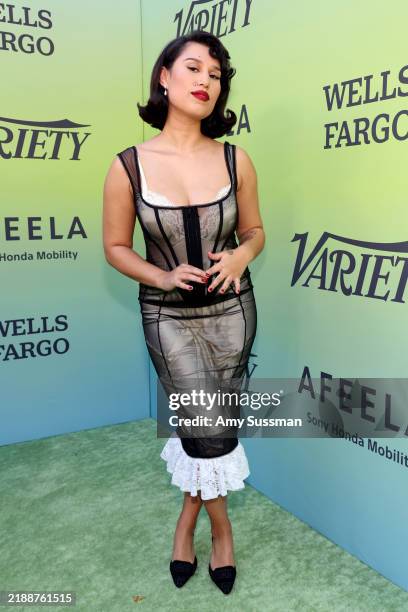 Raye attends Variety's Hitmakers Brunch at NYA WEST on December 07, 2024 in Los Angeles, California.