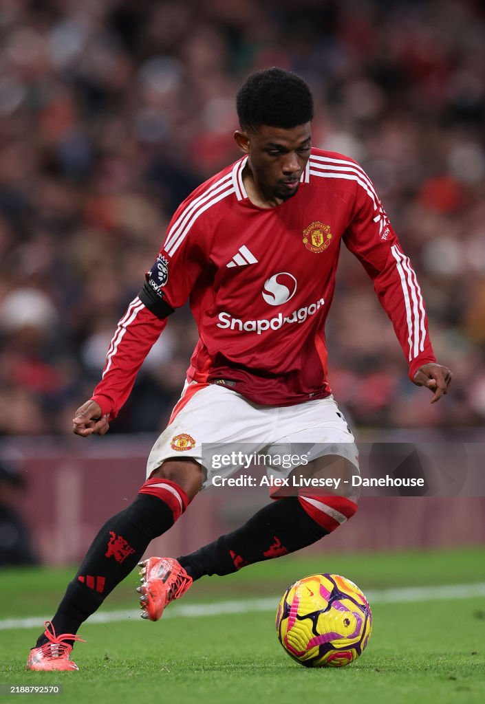 Amad Amad Diallo of Manchester United during the Premier League match ...