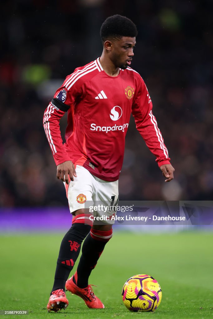 Amad Amad Diallo of Manchester United during the Premier League match ...
