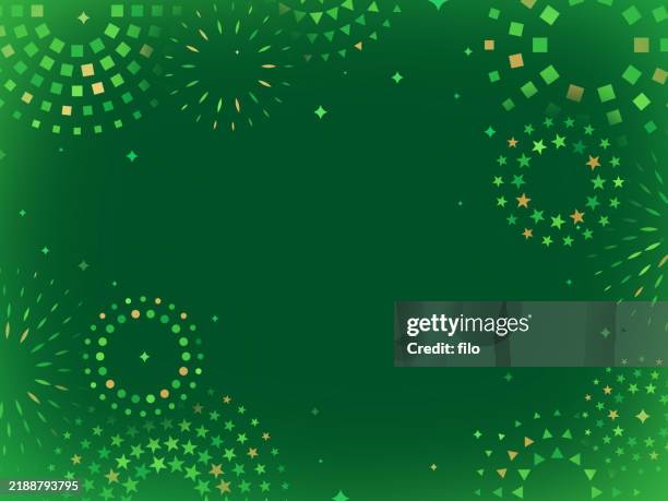 bildbanksillustrationer, clip art samt tecknat material och ikoner med green celebration holiday party background - miljöfrågor