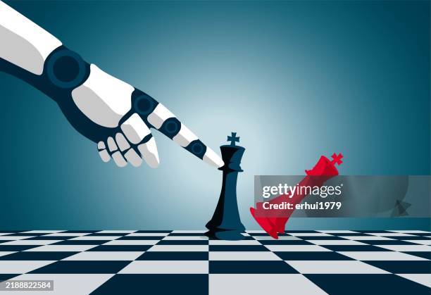 artificial intelligence - surrendering stock illustrations stock illustrations