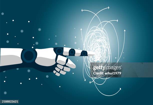 pointing - data point stock illustrations