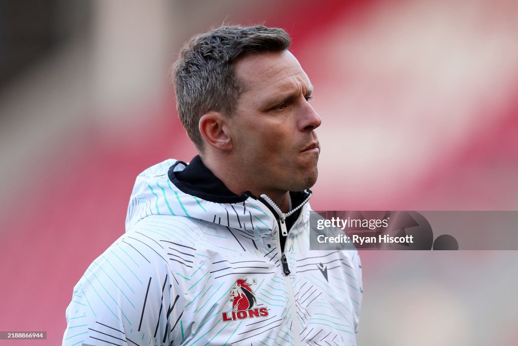 Fkdi Ivan Van Rooyen, Head Coach of Emirates Lions, looks on as he... News ...