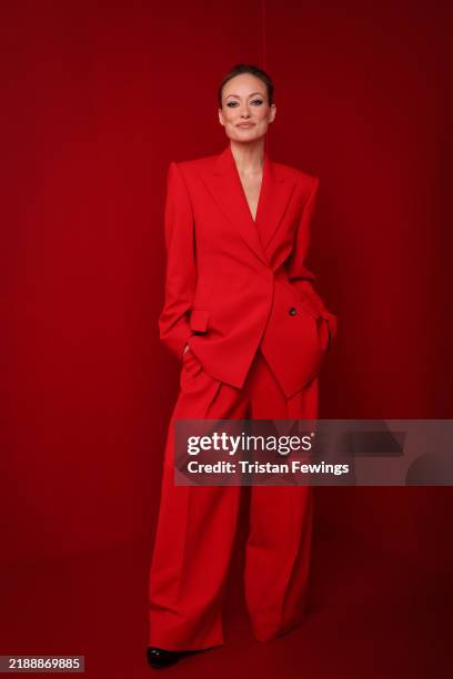 Olivia Wilde poses in the portrait studio during the Red Sea International Film Festival 2024 on December 08, 2024 in Jeddah, Saudi Arabia.