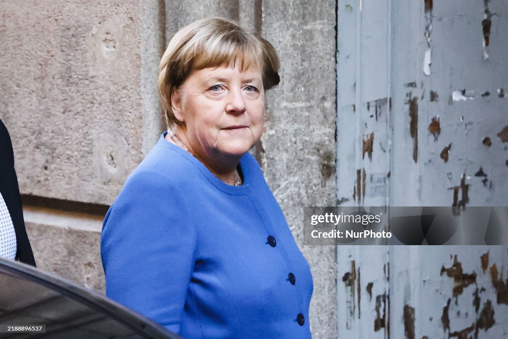 Former German Chancellor Angela Merkel Presents Her Memoir Freedom In Milan