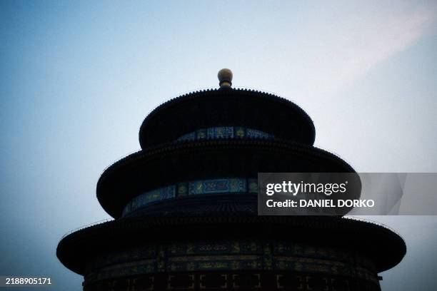 Temple of Heaven in Beijing China on 12 November 2024.