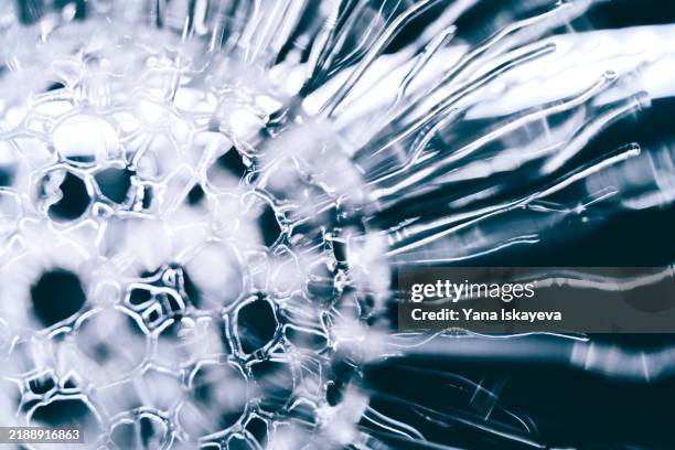 abstract 3d model of a neuron or a virus structure closeup - adaptogen mushrooms stock pictures, royalty-free photos & images