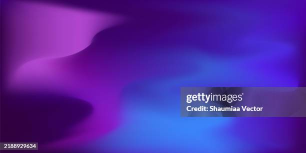abstract blurred dark blue gradient background. design template for ads, banner, poster, cover, web, brochure, wallpaper, and flyer. - holographic screen stock illustrations