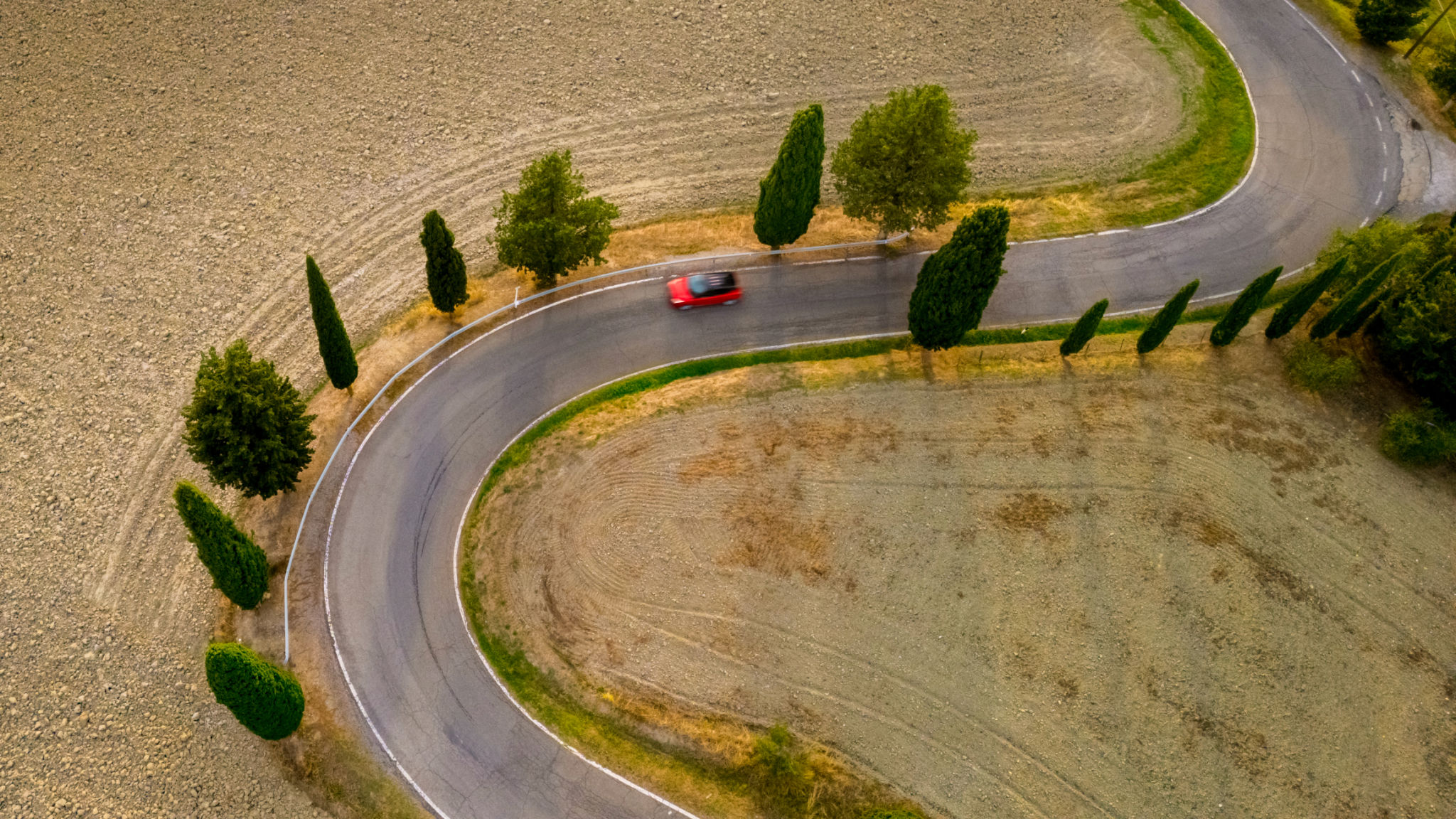 drone golden hour