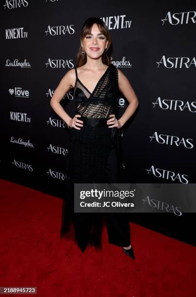 Kiernan Shipka attends The Hollywood Critics Association's Astra Creative Arts, Film & TV Awards at Taglyan Complex on December 08, 2024 in Los...