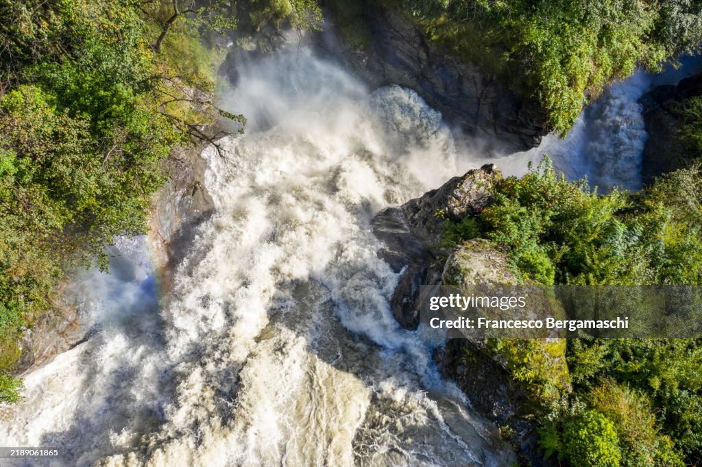 Torrent flooding after heavy rains, climate change