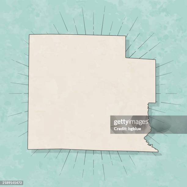 clay county, illinois. map in retro vintage style - old textured paper - clay texture stock illustrations