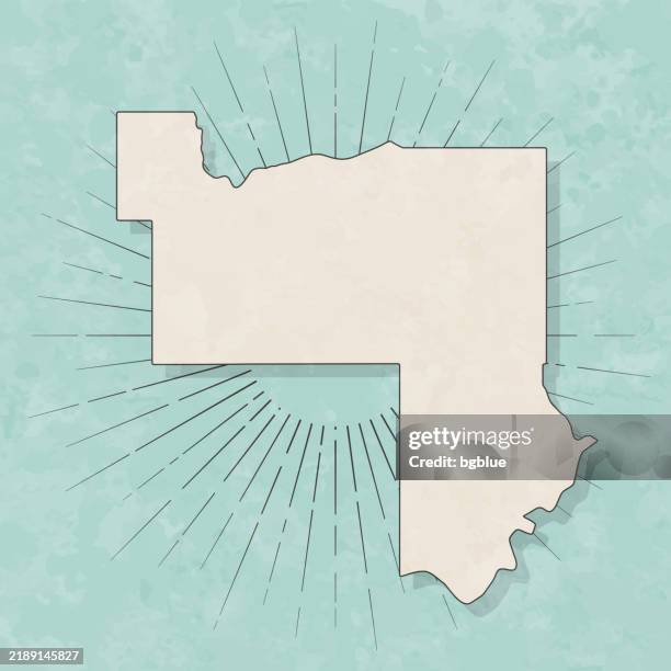 muskogee county, oklahoma. map in retro vintage style - old textured paper - muskogee oklahoma stock illustrations