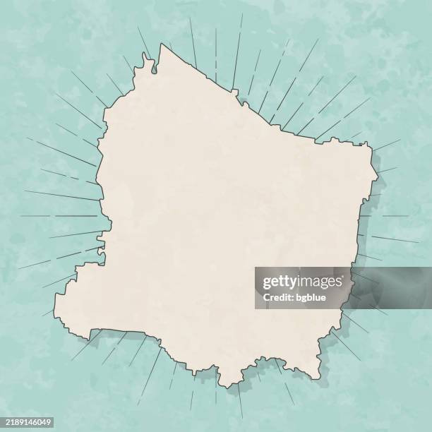 rutherford county, tennessee. map in retro vintage style - old textured paper - murfreesboro tennessee stock illustrations