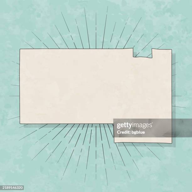 oneida county, wisconsin. map in retro vintage style - old textured paper - rhinelander wisconsin stock illustrations