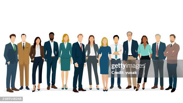 illustrazioni stock, clip art, cartoni animati e icone di tendenza di multiethnic business team - multiculturalismo