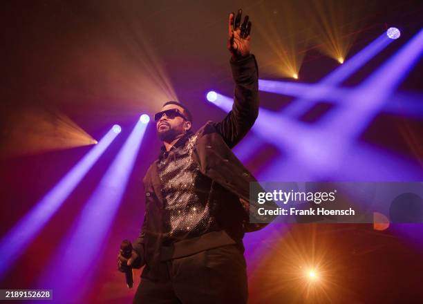 Congolese singer Fally Ipupa performs live on stage during a concert at the Uber Eats Music Hall on December 13, 2024 in Berlin, Germany.