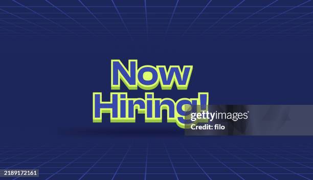 now hiring depth grid background - arcade background stock illustrations