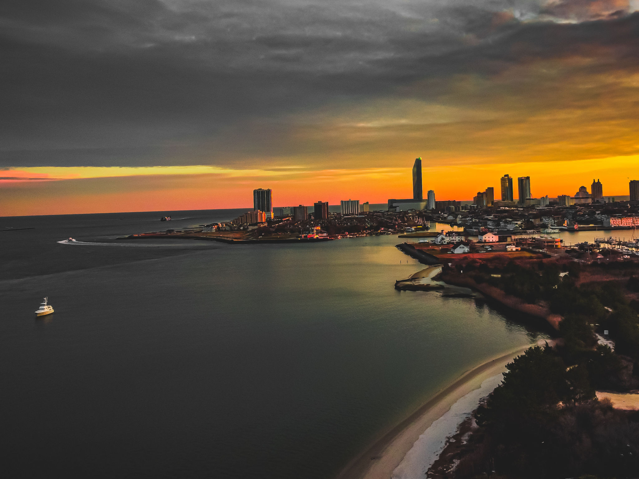 eko atlantic city skyline