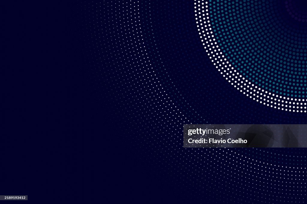 Abstract circular dot pattern background