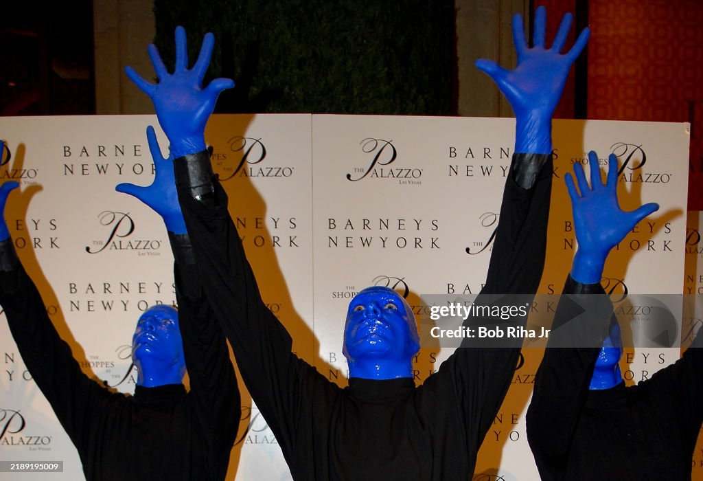 Blue Man Group At The Palazzo Grand Opening