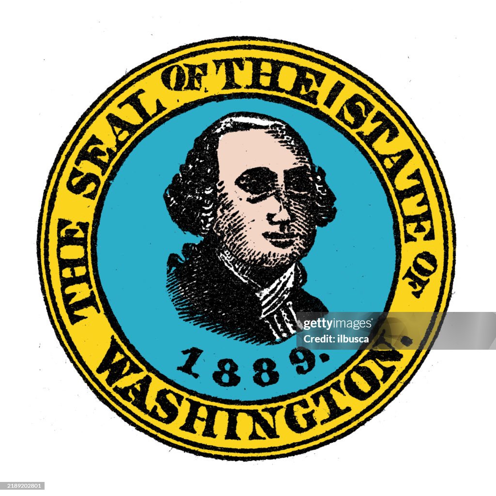 Seal of USA states (1899): Washington
