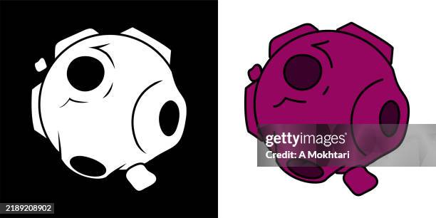 comet icon. - meteorite stock illustrations