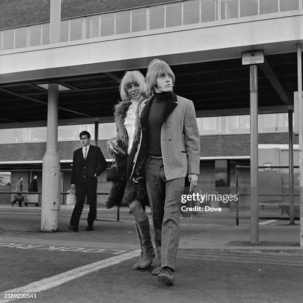 Brian Jones, Anita Pallenberg, 1966 Brian Jones, Anita Pallenberg, 1966